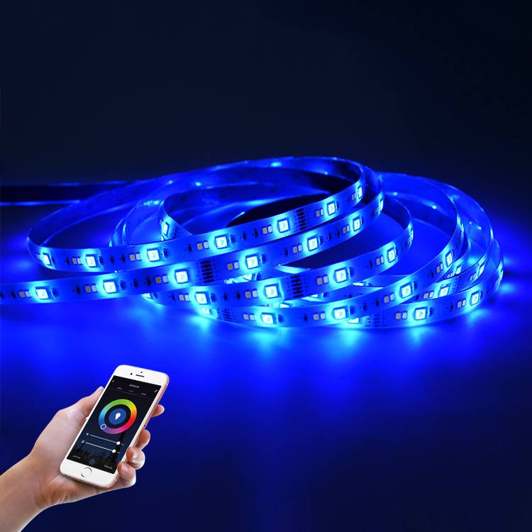 Amazon Alexa Google Home Tuya Wifi Ip65 Flexible Waterproof Led Strip Light,12v 3a Smart Strip Led Light Rgb